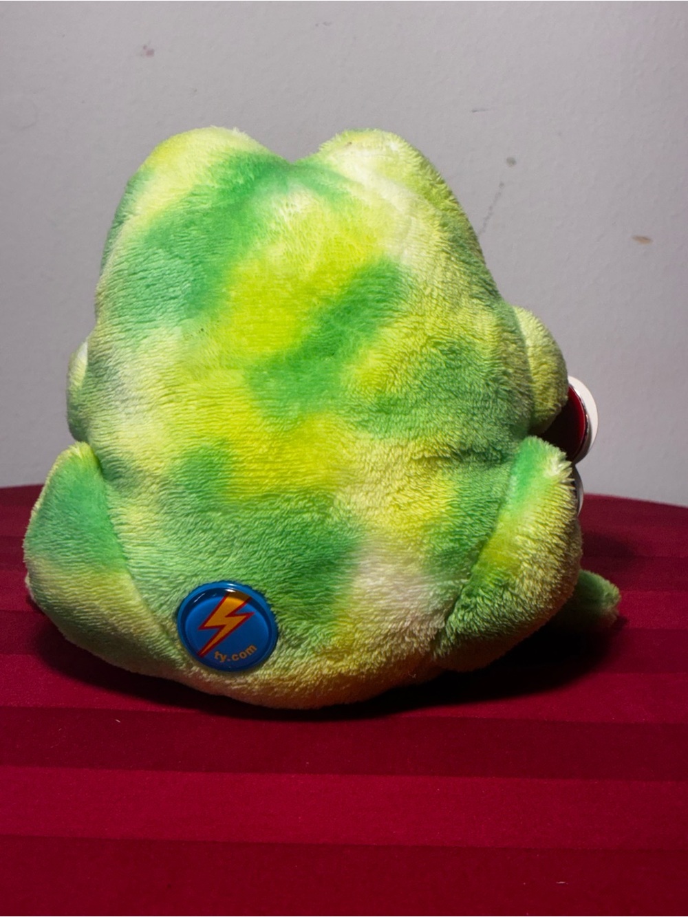 Ty Beanie Babies “Play Online!” Frog Plush w/ Tags Green Yellow Sparkle Belly - Picture 4 of 9